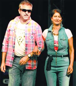 Prof MS Dhillon with his wife Rima