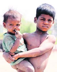 A large number of children from economically weaker sections have never attended school in the city.