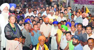 SAD-BJP candidate Manpreet Singh Ayali in Ludhiana