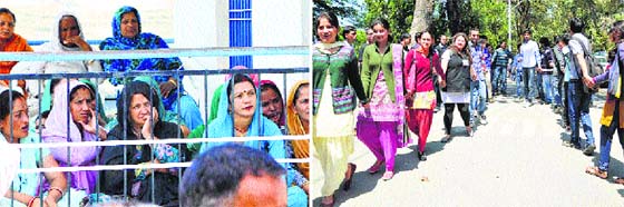 Women voters have their own tale of woes; (right) youth in Himachal comprise a sizeable chunk of the electorate.