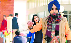 A grab from Ammy Virks song Bullet Vs Chamak Challo
