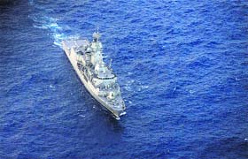 The possible wreckage has been found in the Bay of Bengal, 5,000 km from the current search location in the southern Indian Ocean off Perth
