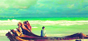 A still from the song Waves