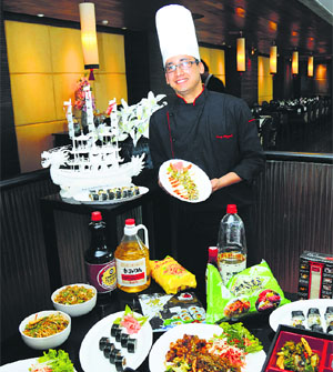 The chef at Black Lotus