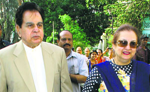 Dilip Kumar and Saira Banu