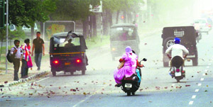 Chandanand the highest maximum temperature in the last four years