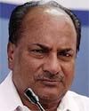 AK Antony, Defence minister
