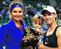 Sania Mirza and Cara Black won the Portugal Open on Saturday, for their first title win of the year