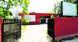 The huge premises of a dispensary in Dhanas colony in Chandigarh