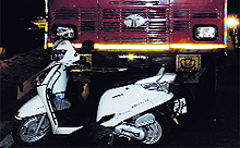 A file photo of the vehicles involved in the accident