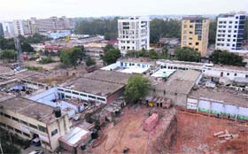 An overview of the Industrial Area, Phase II, in Chandigarh