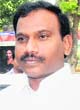 Ex-Coal Minister A Raja arrives at a court in Delhi. Tribune photo