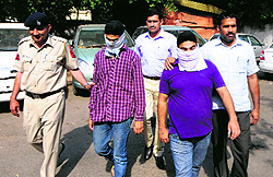 The accused in police custody in Chandigarh on Saturday