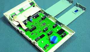  The inside of a control unit.