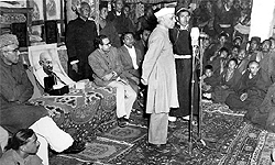 Jawaharlal Nehru and Sheikh Abdullah at Hemis Gompa on July 5, 1949. (photos courtesy: Nehru Memorial Museum & Library, New Delhi)