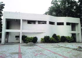 Shiv Kumar Batalvi auditorium in Batala is a picture of neglect as its reconstruction has been stopped