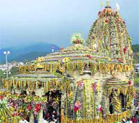 A view of Shiva Temple in Baijnath.