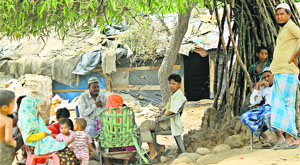 Myanmar immigrants living in Bhatindi on the outskirts of Jammu.