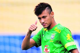 Neymar is thinking about getting a new hairstyle for the World Cup and plans to rehearse goal celebrations with his teammates.
