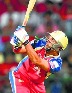 Yuvraj Singh smashed a whopping nine sixes and a boundary in his unbeaten 29-ball 68-run knock.