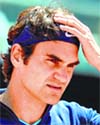Roger Federer, playing his first match after the birth of his twin sons, was beaten 1-6 6-3 7-6(6) by Jeremy Chardy of France in the second round of the Rome Masters on Wednesday. AFP