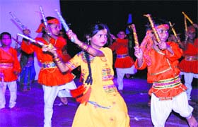 Students of Citizen Forum Vidya Mandir School perform at the annual function in Amritsar