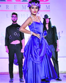 INIFD ANNUAL DAY: Models display the creations of INIFD students in Ludhiana