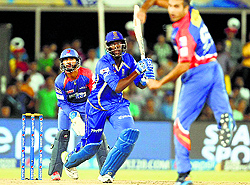 Rajasthan Royals West Indian import Kevon Cooper took the side past 200 with a quick knock