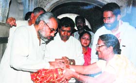 A file photo of Narendra Modi at the Mansa Devi Temple during his stay in Panchkula.