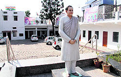 A deserted Uttarakhand Congress office in Dehradun on Friday after the partys defeat in the Lok Sabha elections