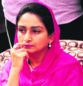 Harsimrat Kaur Badal.