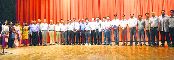 Participants at the CME on brain stroke at the DRPGMC, Tanda, in Kangra on Saturday.