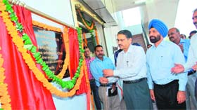 Karnal Singh, Special Director, Enforcement Directorate, inauguraties the new office complex in Dehradun on Tuesday.