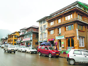 Several hotels at Pahalgam have come up in the green zone.