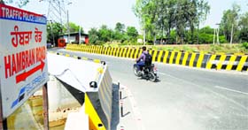 The newly inaugurated bridge on the Sidhwan Canal in Ludhiana.