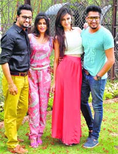 (L-R) Roshan Prince, Anshu Sawhney, Simran Mundi and Jassi Gill