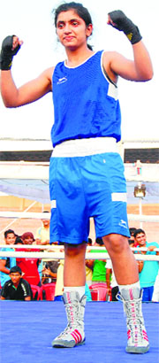 Pinky Jangra is the upcoming talent from Hisar.