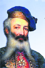Portrait of General Allard (detail). Oil on canvas; France, ca. 1835
