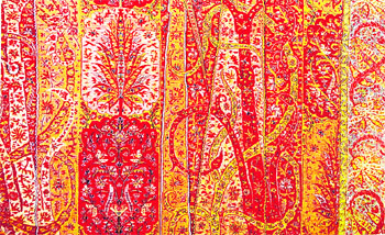 A Kashmir shawl (detail). Kashmir, early 19th century. National Museum, New Delhi
