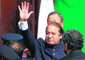Prime Minister Nawaz Sharif, who is to attend Narendra Modi's swearing-in ceremony on Monday