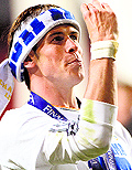 Gareth Bale, who scored Reals second goal, celebrates after the match in Lisbon on Saturday