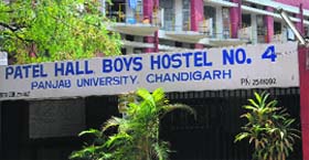 One of the hostels on the PU campus where students have sublet rooms.