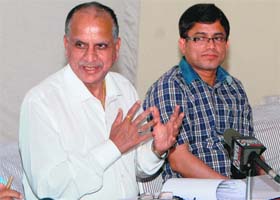 State Election Commissioner Suberdhan addresses a press conference in Dehradun on Tuesday