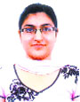 Harleen Kaur, student of Government College for Girls, who has secured the second position in the BCA-III exams conducted by Panjab University.