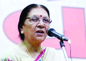 Gujarat Chief Minister Anandiben Patel