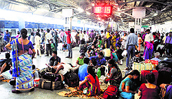 Jammu-Tawi railway station remains overcrowded during summer
