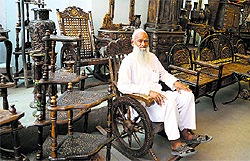 Craftsmen display their creations