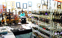 Craftsmen display their creations