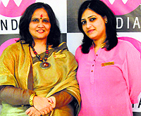 Suneeta Dhariwal and (R) Piyoosha Sharma