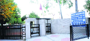 A view of the waterworks in Sector 39, Chandigarh, that feeds the remaining waterworks in the city. 